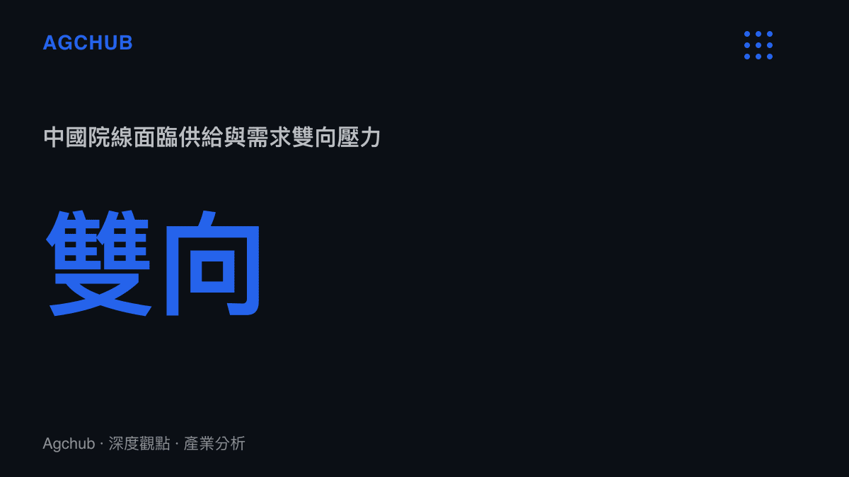 2026 年中美院線票房反差結構訊號圖卡，顯示中國院線面臨供給與需求雙向壓力