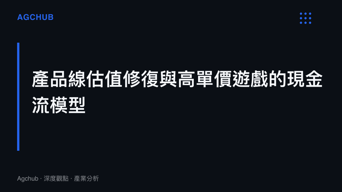 段落標題說明發行商如何透過高單價單機遊戲修復產品線估值與現金流