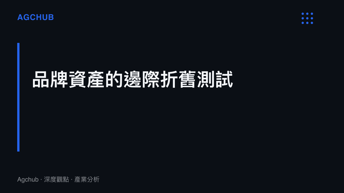 段落標題卡片呈現電影導演個人品牌資產的邊際折舊測試主張